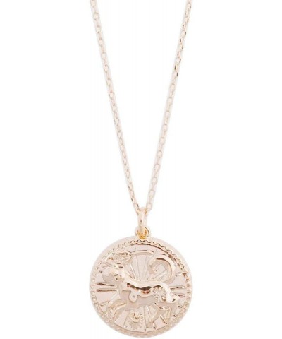 HONEYCAT Chinese Zodiac Coin Necklace in Gold, Rose Gold, or Silver | Minimalist, Delicate Jewelry Dog Rose Gold $18.69 Neckl...