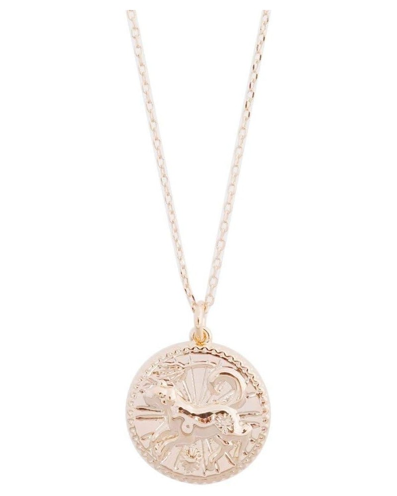 HONEYCAT Chinese Zodiac Coin Necklace in Gold, Rose Gold, or Silver | Minimalist, Delicate Jewelry Dog Rose Gold $18.69 Neckl...