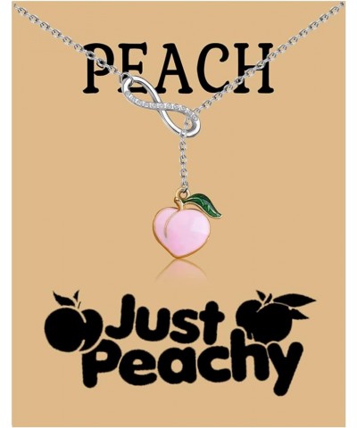 Just Peachy Gift Peach Gift Peach Lover Gift Cute Peach Necklace Peach Bracelet Gift for Girls Women peachy card ne $10.24 Ne...