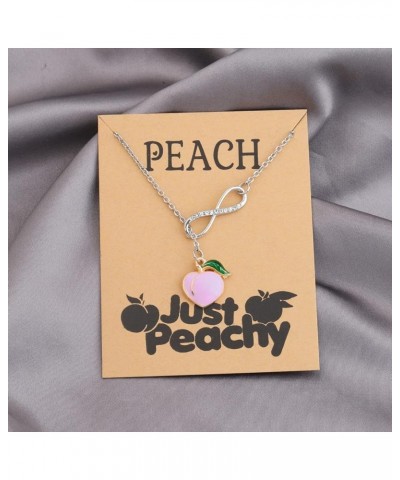 Just Peachy Gift Peach Gift Peach Lover Gift Cute Peach Necklace Peach Bracelet Gift for Girls Women peachy card ne $10.24 Ne...