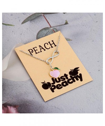 Just Peachy Gift Peach Gift Peach Lover Gift Cute Peach Necklace Peach Bracelet Gift for Girls Women peachy card ne $10.24 Ne...