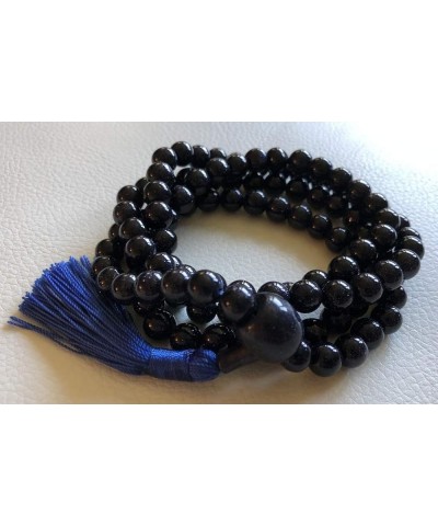 108 Mala Beads Necklace - Reiki Healing Crystals - Handmade Buddhist Prayer Beads Blue Goldstone Sand stone 6 mm $28.31 Neckl...