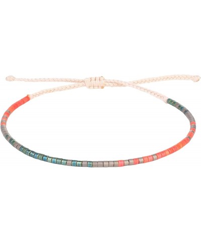 Boho-color Crystal Shell Beaded Friendship Bracelets Handmade Strand Bracelet Bangles Jewelry For Summer Color A $8.58 Bracelets