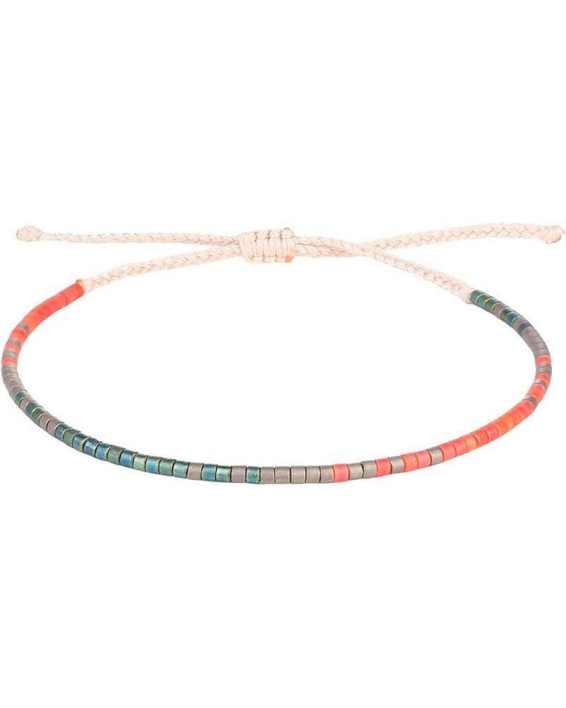 Boho-color Crystal Shell Beaded Friendship Bracelets Handmade Strand Bracelet Bangles Jewelry For Summer Color A $8.58 Bracelets