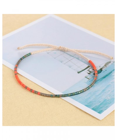 Boho-color Crystal Shell Beaded Friendship Bracelets Handmade Strand Bracelet Bangles Jewelry For Summer Color A $8.58 Bracelets