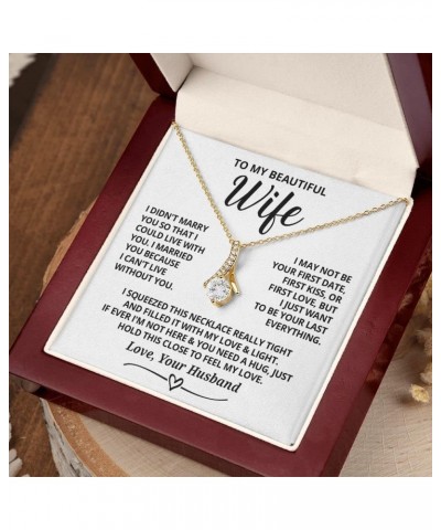 Wife Necklace Gifts From Husband, Wedding Anniversary Romantic Gifts For Wife Birthday Gifts From Husband, Necklaces For Wife...