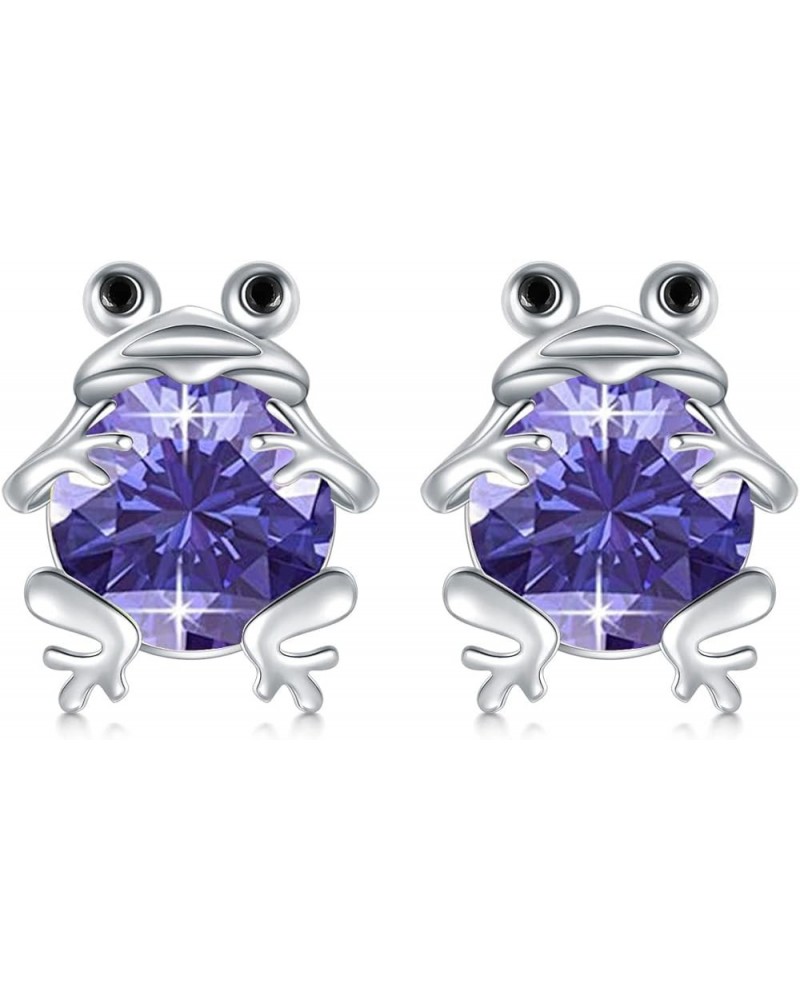 Frogs Gifts Frog Earring S925 Sterling Silver Frog Earrings Frog Jewelry Birthday Gifts for Teen Girls Daughter Granddaughter...