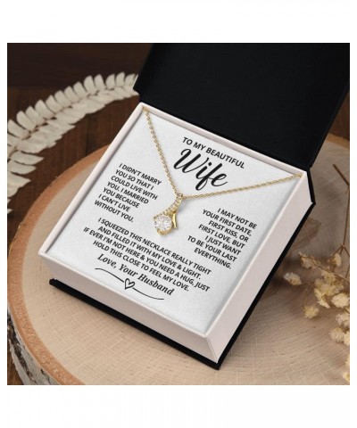 Wife Necklace Gifts From Husband, Wedding Anniversary Romantic Gifts For Wife Birthday Gifts From Husband, Necklaces For Wife...