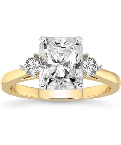 1 Carat - 5 Ct IGI Certified Lab Grown Diamond Ring | 14K Or 18K White, Yellow Or Rose Gold |Synthia Three Stone Lab Diamond ...