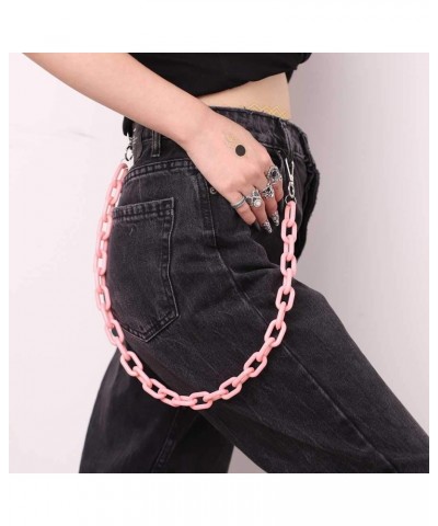 Hip Hop Jeans Pants Chain Punk Goth for Men Acrylic Link Wallet Chain for Women Hipster Chunky Thick Wallet Pocket Keychains ...