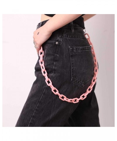 Hip Hop Jeans Pants Chain Punk Goth for Men Acrylic Link Wallet Chain for Women Hipster Chunky Thick Wallet Pocket Keychains ...