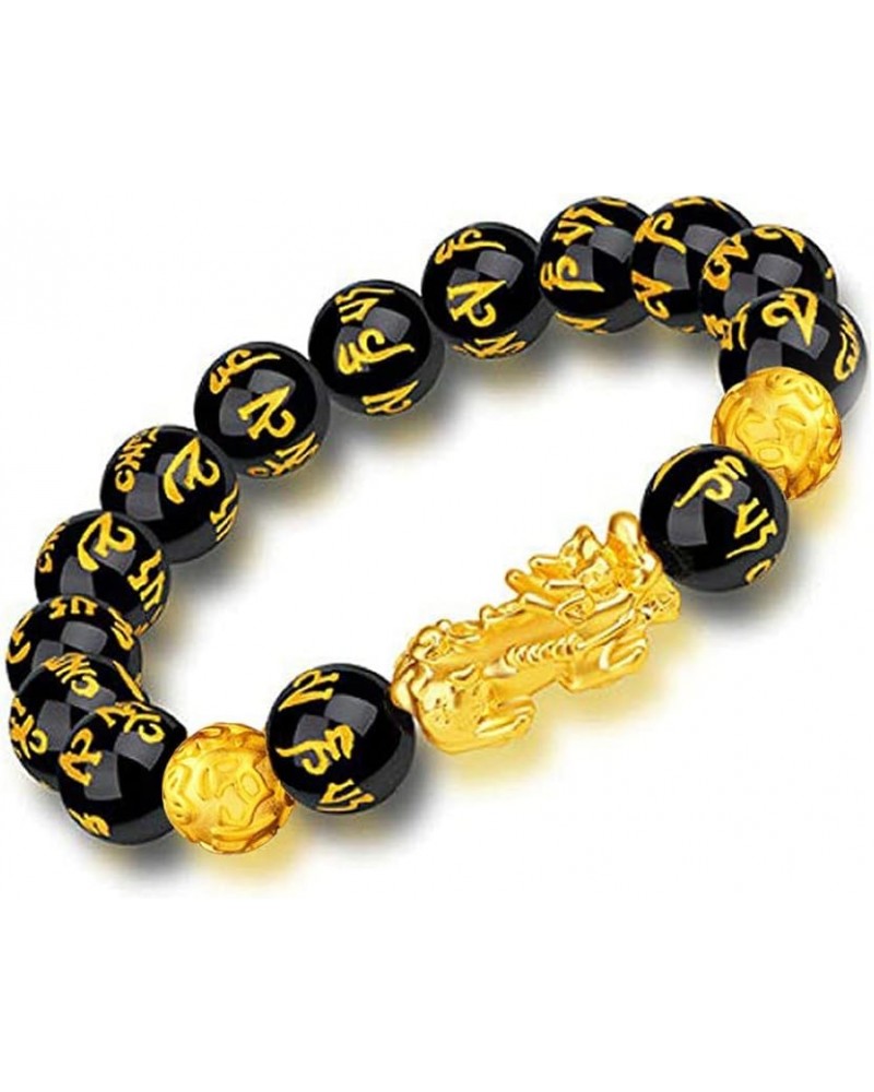 Dragon bracelet, Feng Shui Black Obsidian Wealth Bracelet Good Luck Amulet Lucky Charm Bracelets Pi Xiu Pi Yao Attract Lucky ...