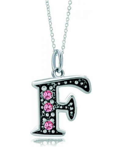 Pink Letter A-Z Alphabet Initial Charms Bead Necklace Pendant F $9.35 Bracelets