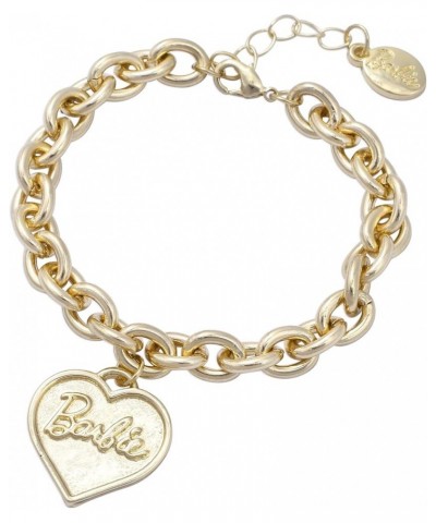 Chunky Heart Bracelet Gold $14.49 Bracelets