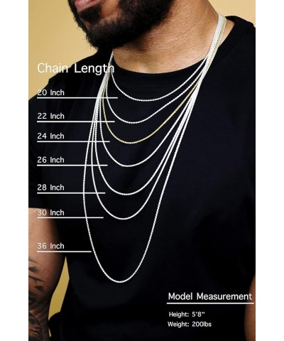 Real 10k/14k Gold Rolo Cable Link Chain Necklace 14k 0.9mm (White) Length 22 Inches $38.00 Necklaces