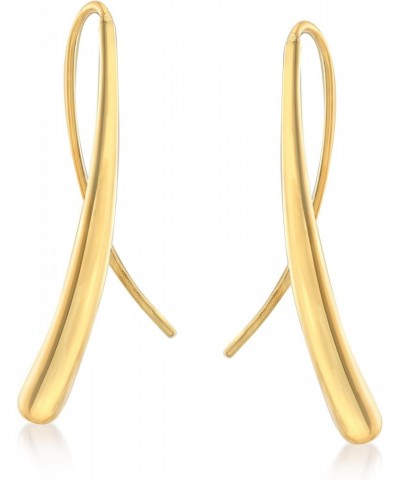 14kt Yellow Gold Long Teardrop Earrings $109.60 Earrings