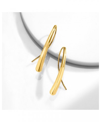 14kt Yellow Gold Long Teardrop Earrings $109.60 Earrings